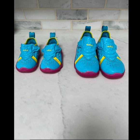 🔥3 Day Price Drop 🔥 2020 Lebron 17 Dunked TD South Beach Toddler size 4 C - Picture 7 of 12